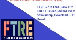 FIITJEE Talent Reward Exam Result 2022