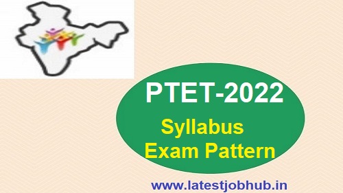 Rajasthan PTET Syllabus 2022