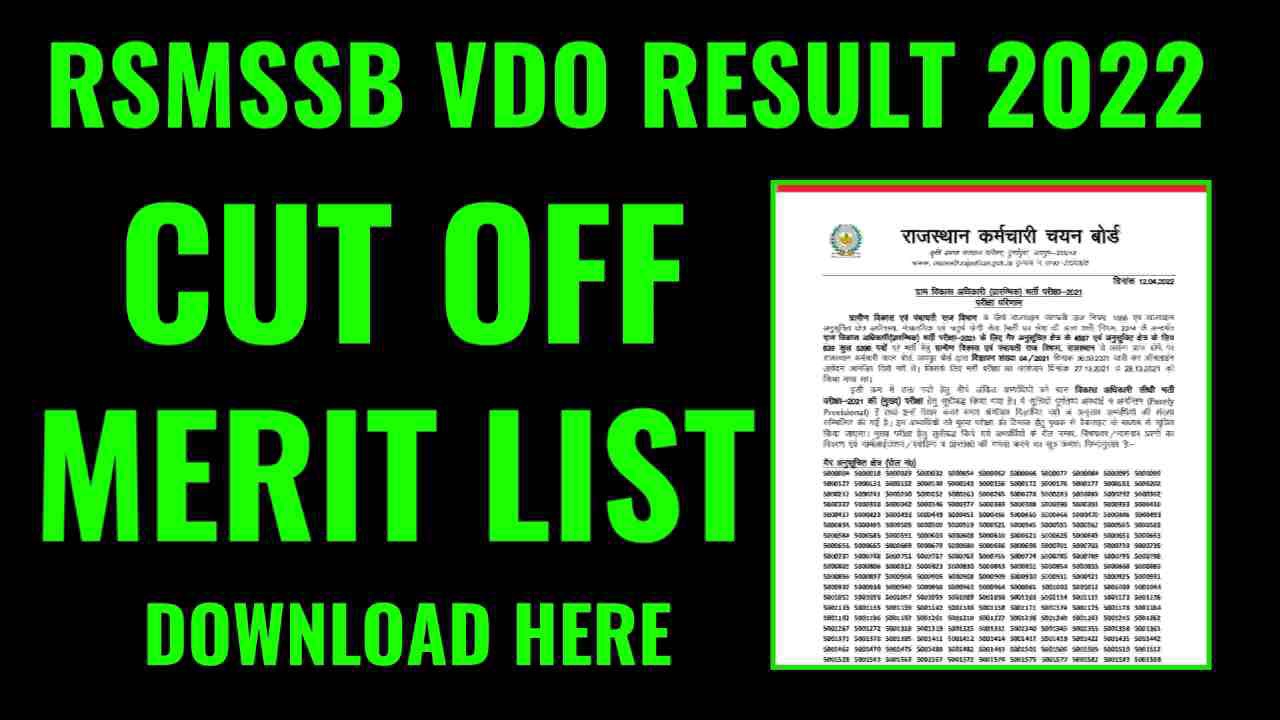 Rajasthan-VDO-Result