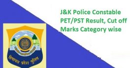 Jammu Kashmir Police Constable Result