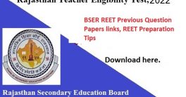 Rajasthan REET Previous Year Papers 2022