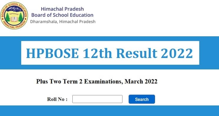 HPBOSE 12th Result 2022 