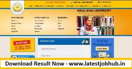 Himalayan University Result 2022