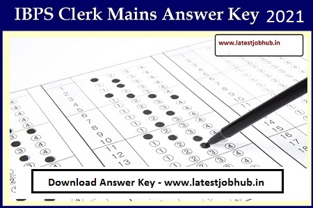 IBPS Clerk Answer Key 2022