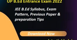 UP B.Ed JEE Syllabus 2022