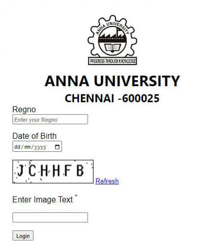 Anna University 1st Sem Result