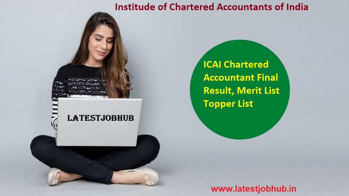 ICAI CA Final Result 2023 CA Nov Exam Merit List Released