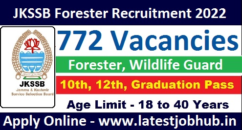 JKSSB Forester Recruitment 2022