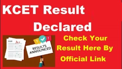 KCET Result 2022 Declared