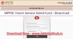 MPPSC Forest Service Mains Admit Card 2022 - SFS Exam Date