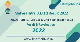 MSCE Pune Deled 1st 2nd Year Result