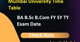 Mumbai University Time Table 2022-