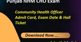 NHM Punjab Community Health Officer Admit Card