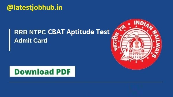 RRB-NTPC-CBAT-Hall-Ticket