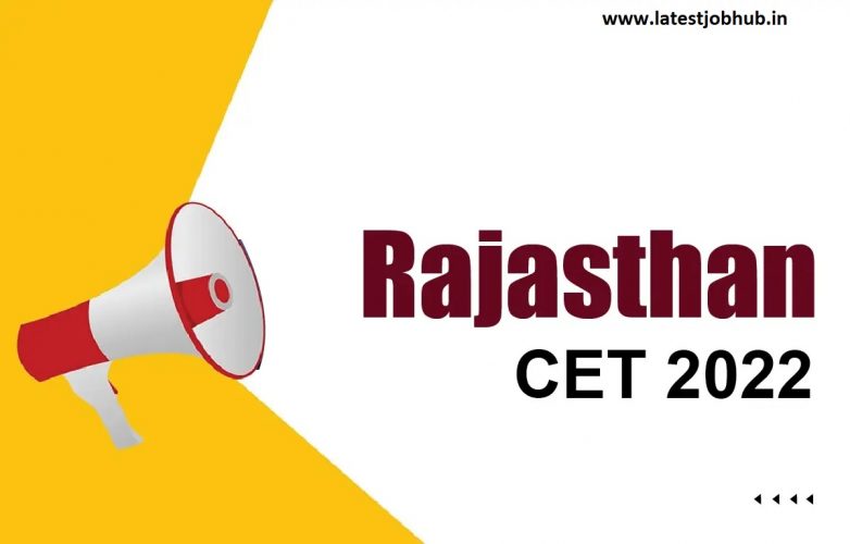 Rajasthan CET 2022 Online Form