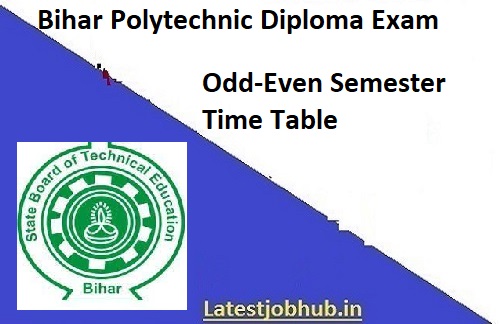 Bihar Diploma Semester Exam Date