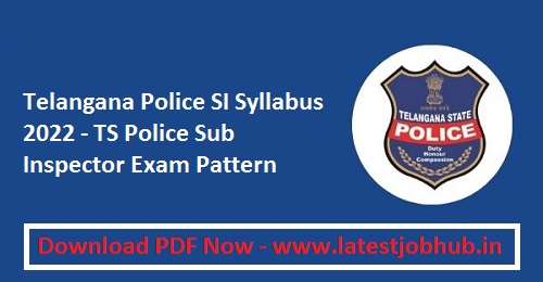 Telangana Police SI Syllabus 2022