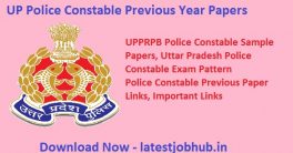 UPPRPB Constable Old Year Papers