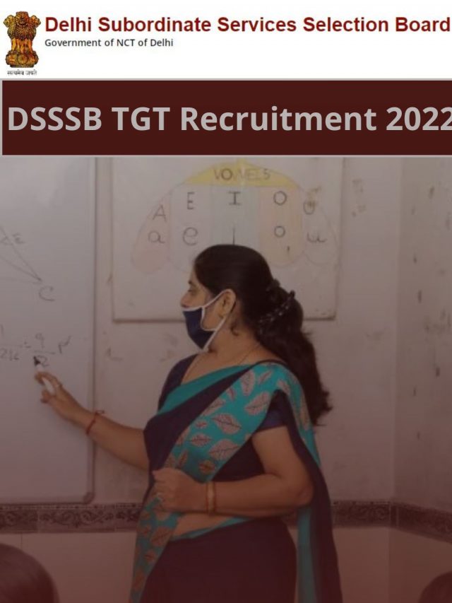 DSSSB TGT Recruitment 2022