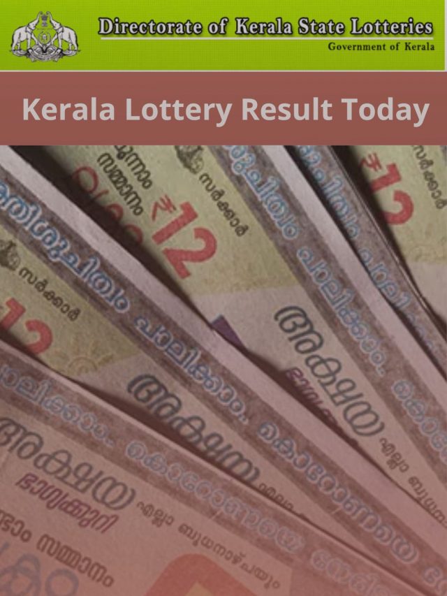 Kerala Lottery Result Today 22.07.2022