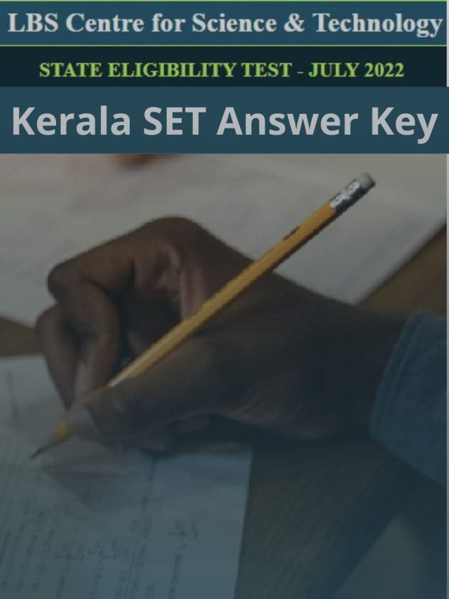 Kerala SET Answer Key 2023 – LBS SET January Exam Solution