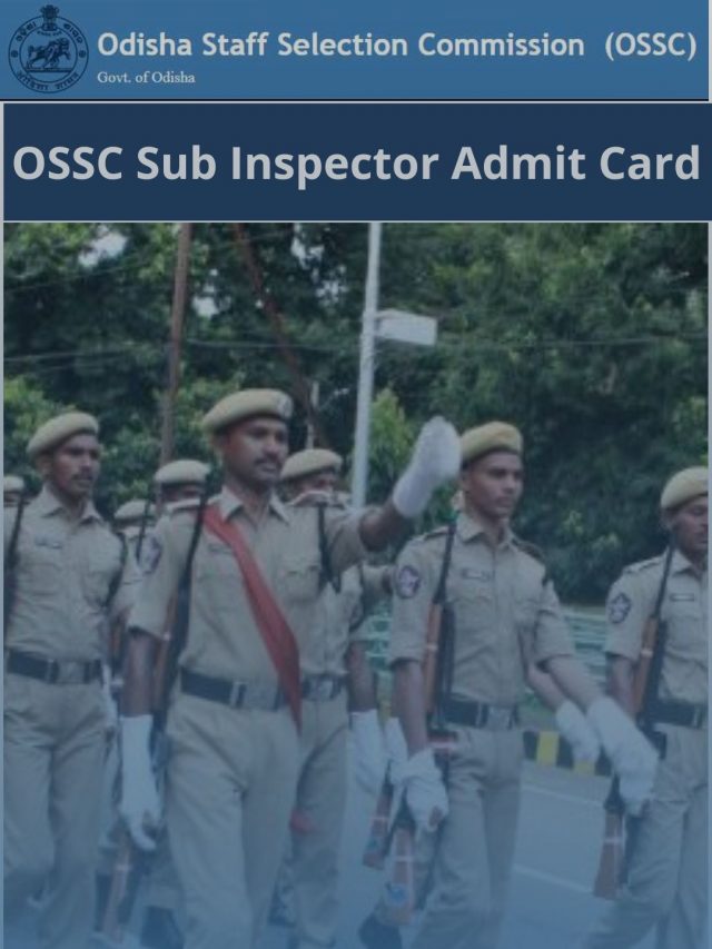 OSSC Sub Inspector Admit Card 2022