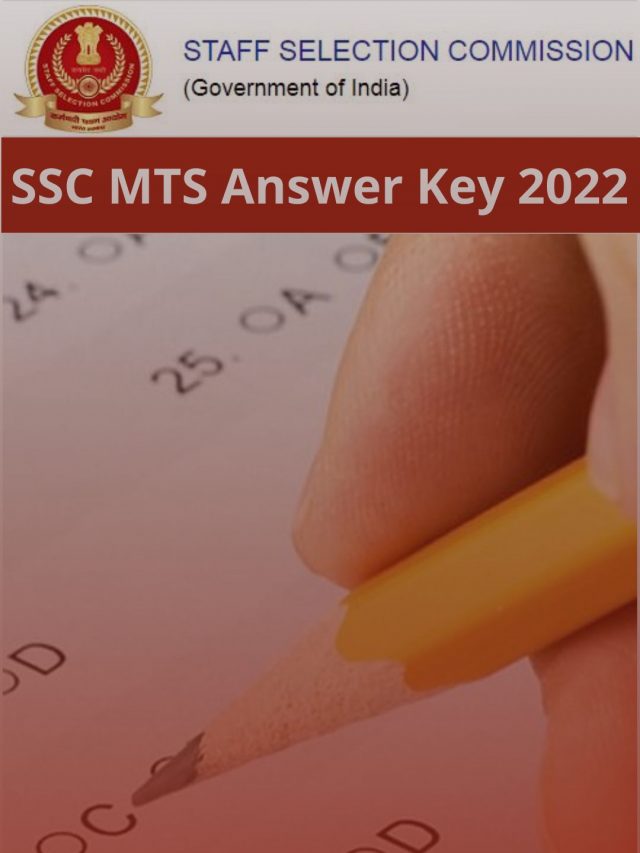 SSC MTS Answer Key 2022 – Result, Cut off Marks