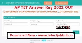 AP TET Answer Key 2022