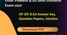 UP JEE B.ED Answer Key