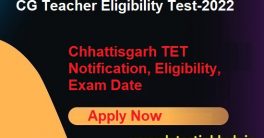 CG TET Application Form 2022-
