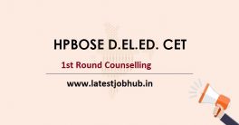 HP JBT Admission List 1st Counselling