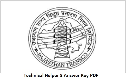 JVVNL Technical Helper Answer Key