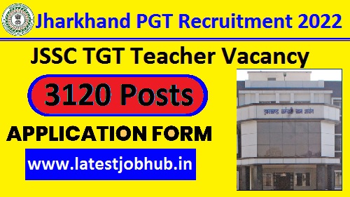 Jharkhand PGT Recruitment 2022