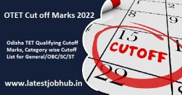 OTET Cut off Marks 2022