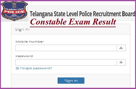 Telangana Police Constable Result 2022