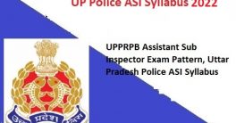 UP Police ASI Syllabus 2022