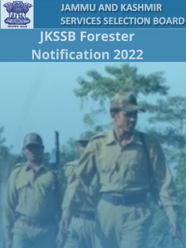 JKSSB Forester Notification 2022 Latest Job Hub