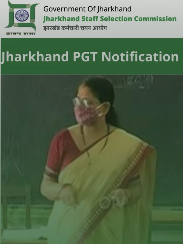 Jharkhand PGT Notification 2022