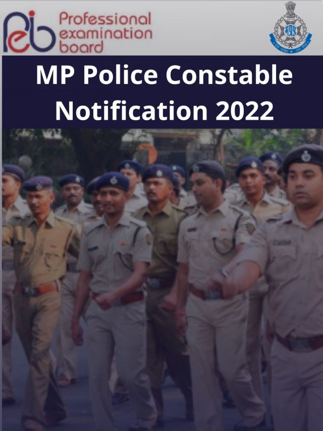 MP Police Constable Notification 2022