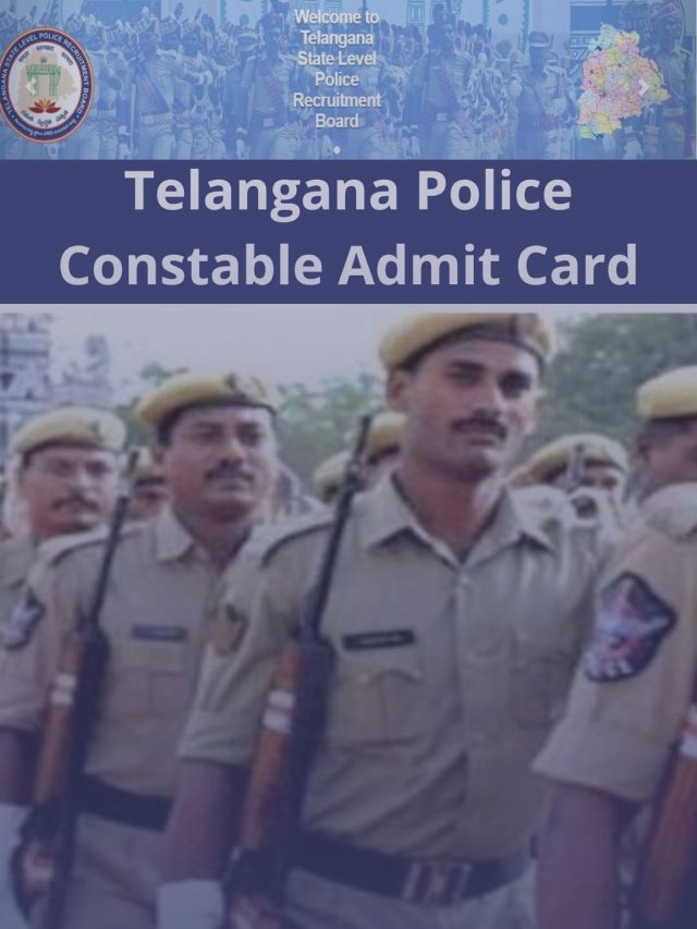 Telangana Police Constable Admit Card 2022 OUT