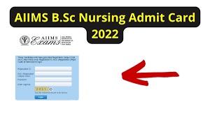 AIIMS B.SC Nursing Admit Card 2023