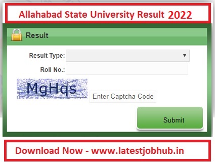 Allahabad State University Result 2022