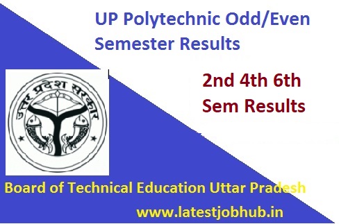 BTEUP Diploma 2nd 4th 6th Sem Results