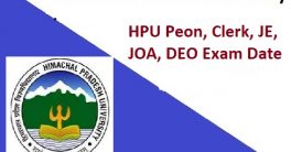 HPU Peon Admit Card 2022
