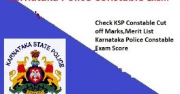 KSP Constable Exam Result Date