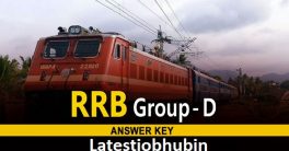 RRB Group D Answer key 2022