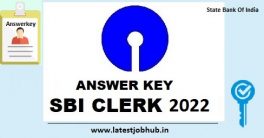 SBI Clerk Answer Key 2022