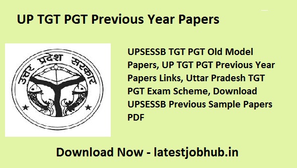 UPSESSB TGT PGT Previous Question papers