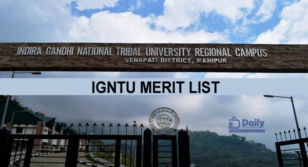 IGNTU UG 1st Merit List 2022