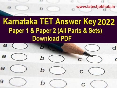Karnataka TET Answer Key 2022